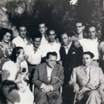 18 – Agosto 1948 Frattocchie. In prima filaTogliatti. Secchia e la moglie Alba. Prima da sinistra in piedi Mira Ronco, mamma di Anita Galliussi.